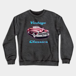 Cuban Havana Vintage Retro Old Classic Car Cars Crewneck Sweatshirt